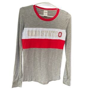 Victoria’s Secret Pink Ohio State Bling Long Sleeve Tee XS
